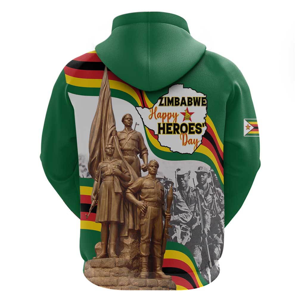 Happy Heroes Day Zimbabwe Hoodie Lest We Forget LT15