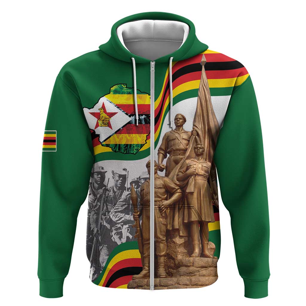 Happy Heroes Day Zimbabwe Hoodie Lest We Forget LT15