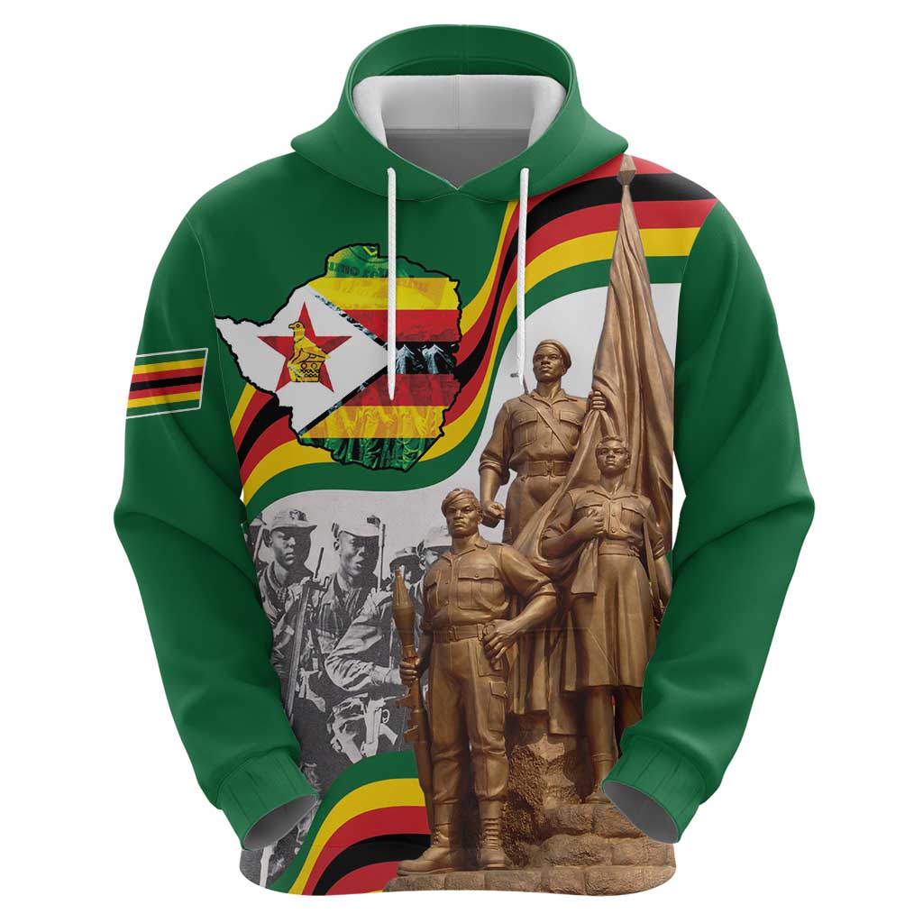 Happy Heroes Day Zimbabwe Hoodie Lest We Forget LT15