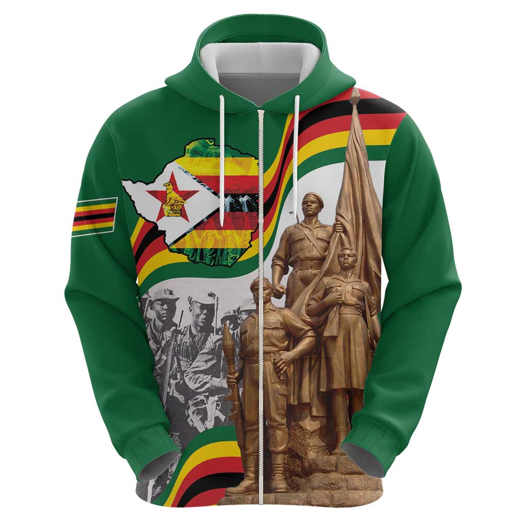 Happy Heroes Day Zimbabwe Hoodie Lest We Forget LT15