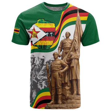 Happy Heroes Day Zimbabwe T shirt Unity Freedom Work LT15