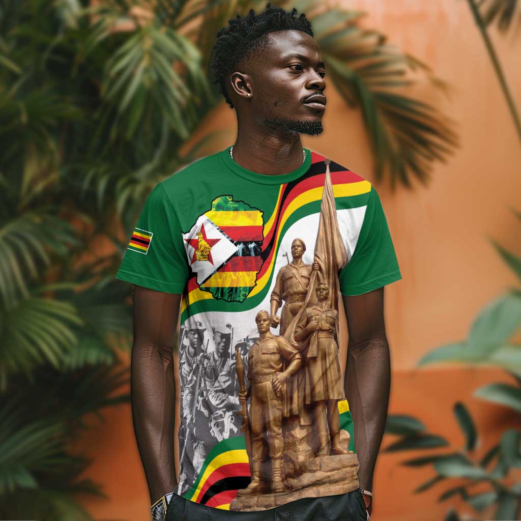 Happy Heroes Day Zimbabwe T shirt Unity Freedom Work LT15