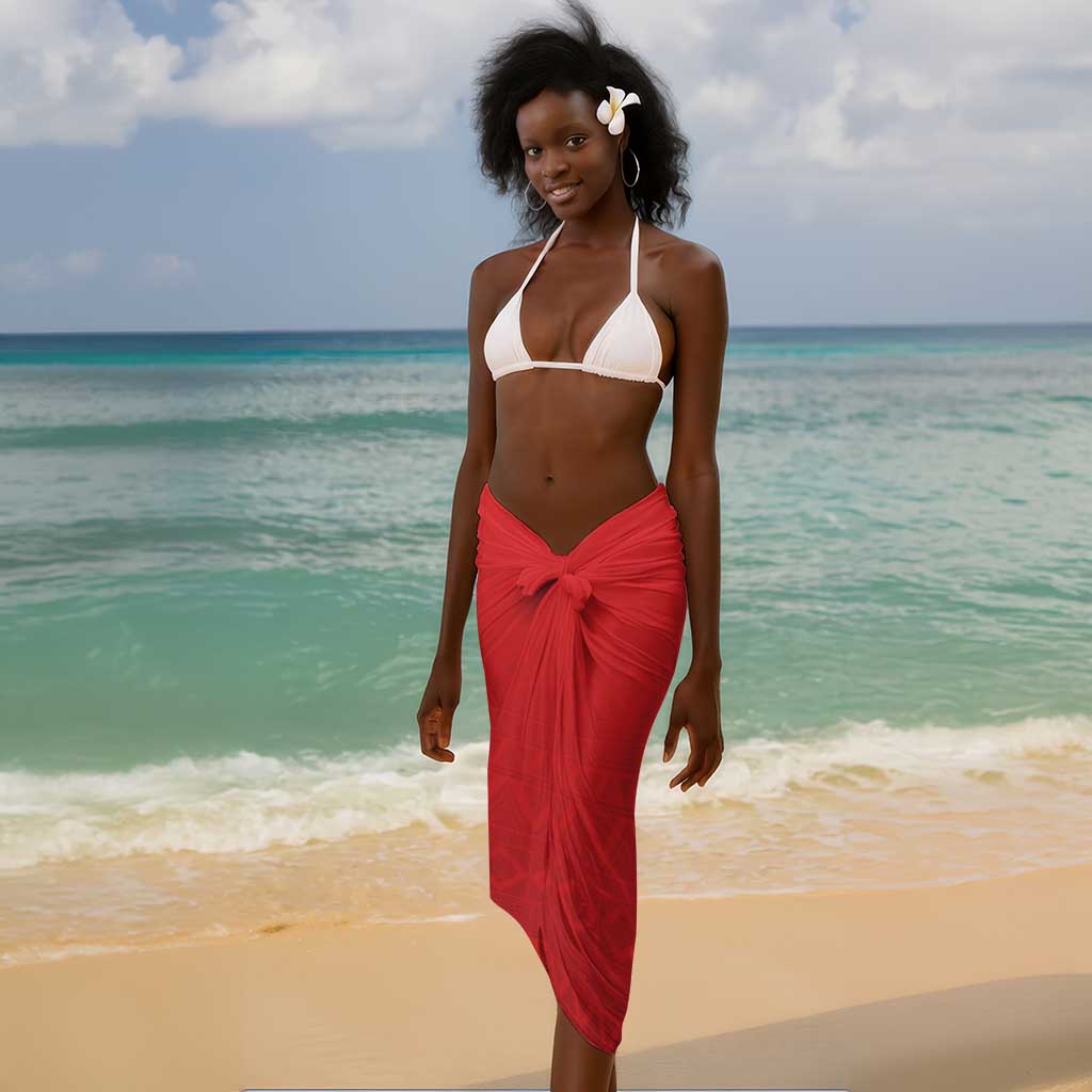 Republique du Congo Football Sarong Go Ba Diabulu ya Mbwaki Red Color LT15