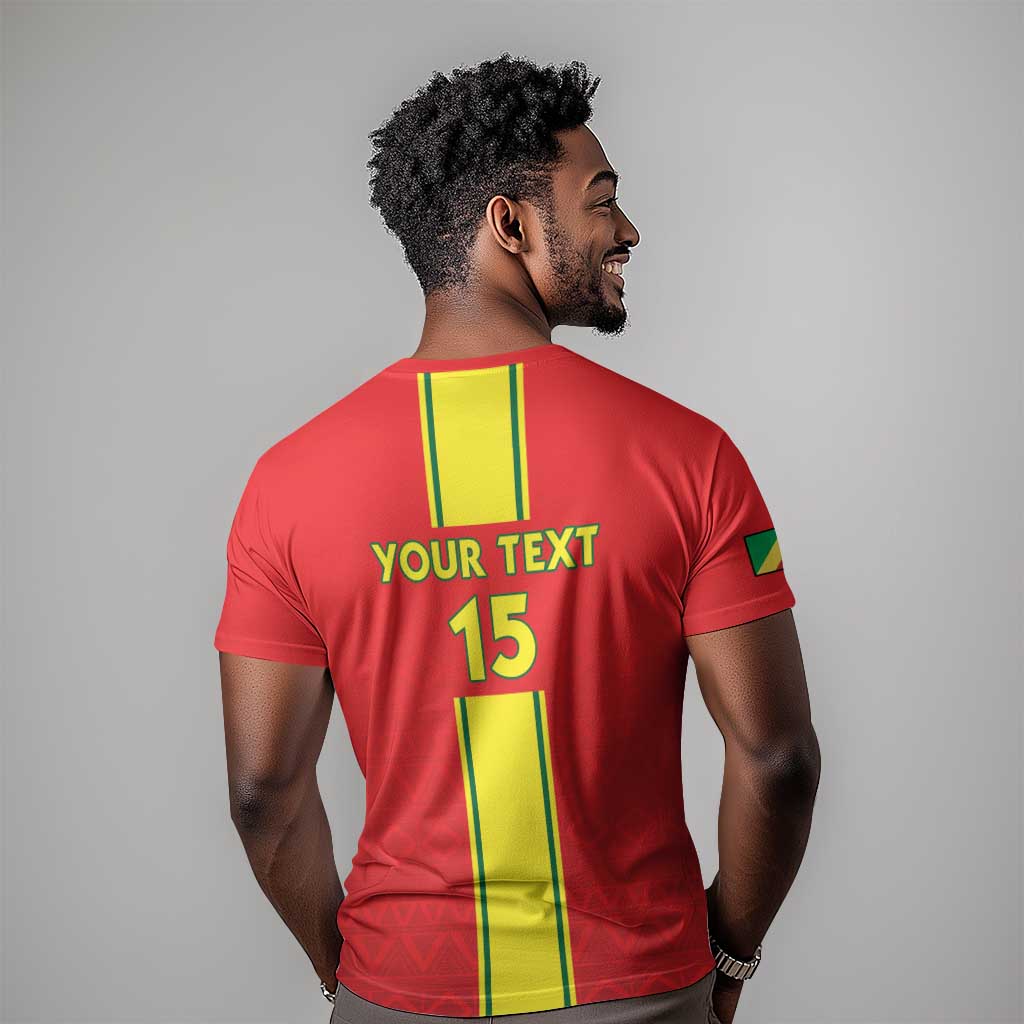 Custom Republique du Congo Football T shirt Go Ba Diabulu ya Mbwaki Red Color LT15