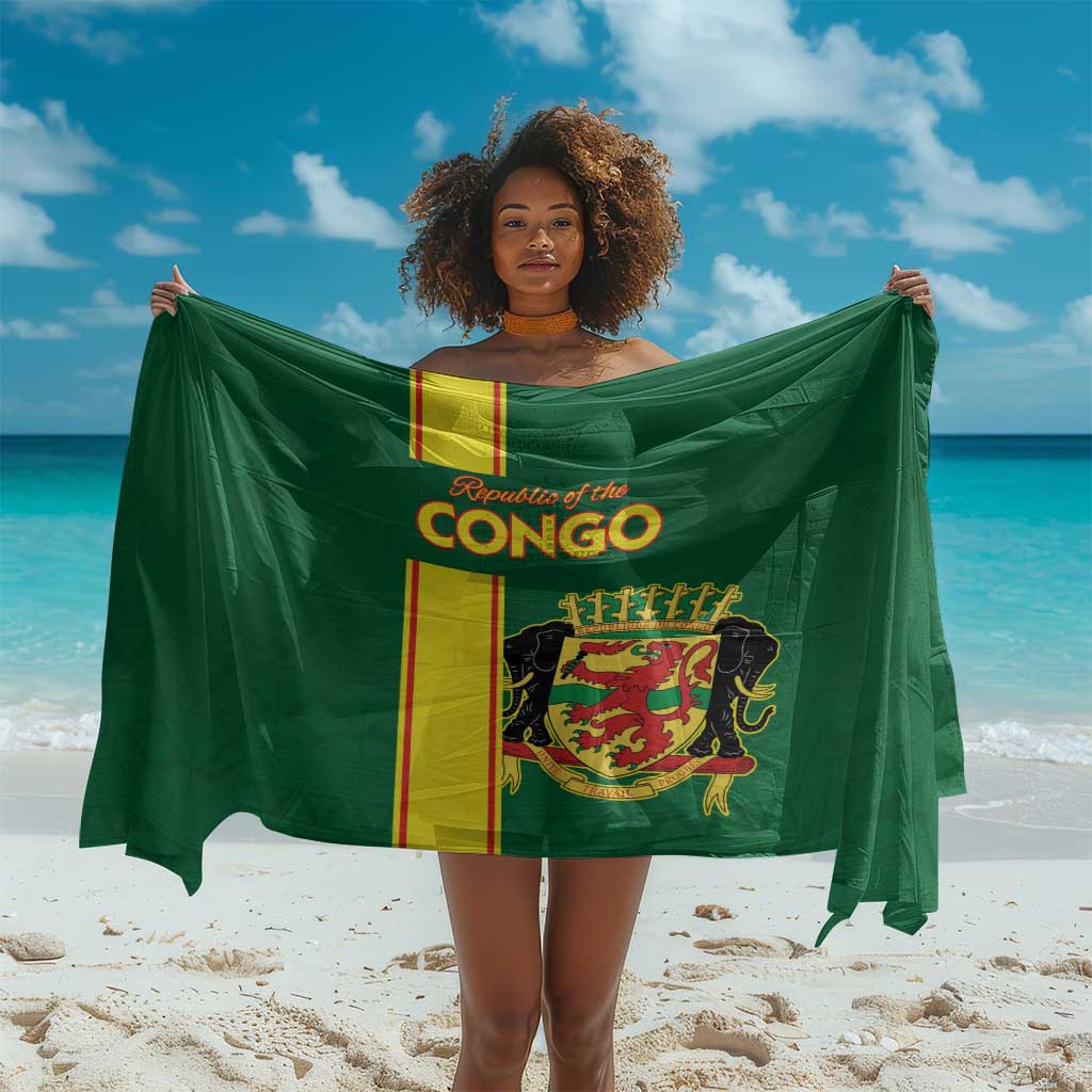 Republique du Congo Football Sarong Go Ba Diabulu ya Mbwaki Green Color LT15