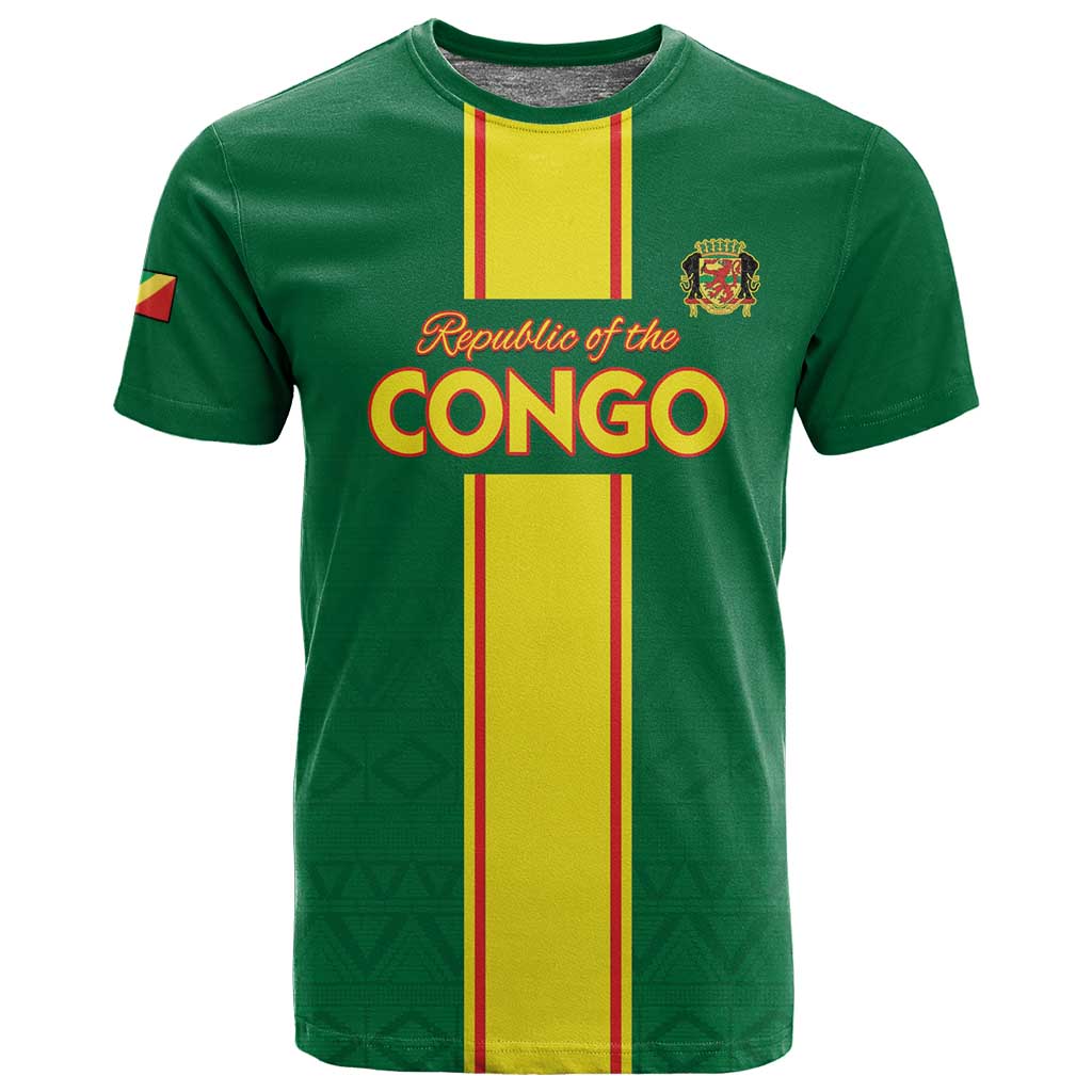Custom Republique du Congo Football T shirt Go Ba Diabulu ya Mbwaki Green Color LT15