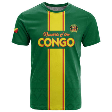 Custom Republique du Congo Football T shirt Go Ba Diabulu ya Mbwaki Green Color LT15