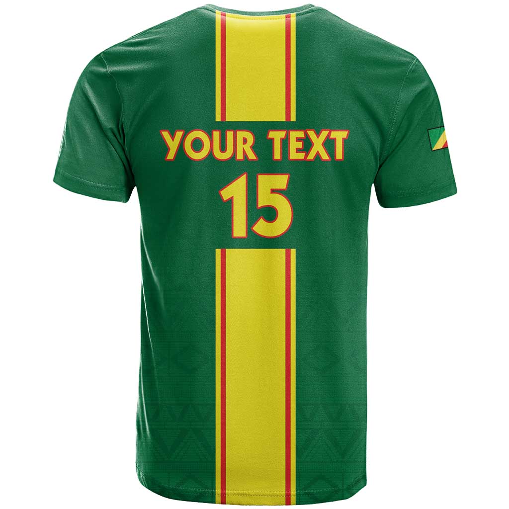 Custom Republique du Congo Football T shirt Go Ba Diabulu ya Mbwaki Green Color LT15