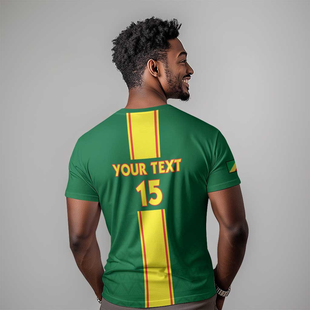 Custom Republique du Congo Football T shirt Go Ba Diabulu ya Mbwaki Green Color LT15