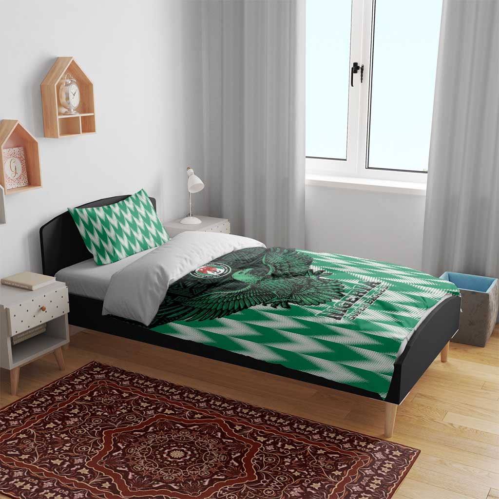 Custom Nigeria Football Bedding Set African Pattern LT15