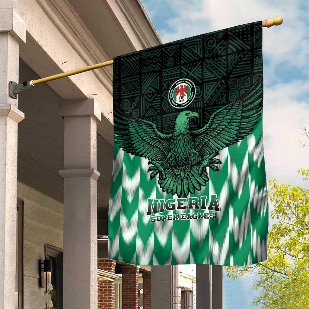 Custom Nigeria Football Garden Flag African Pattern LT15