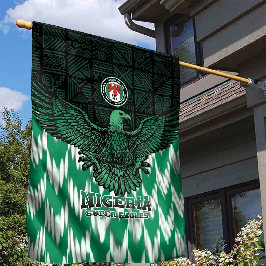 Custom Nigeria Football Garden Flag African Pattern LT15