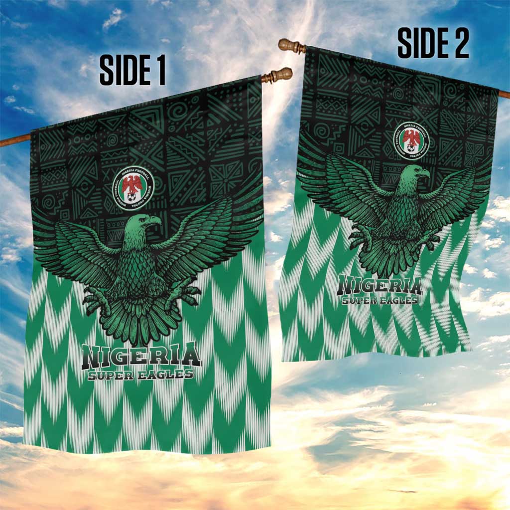 Custom Nigeria Football Garden Flag African Pattern LT15