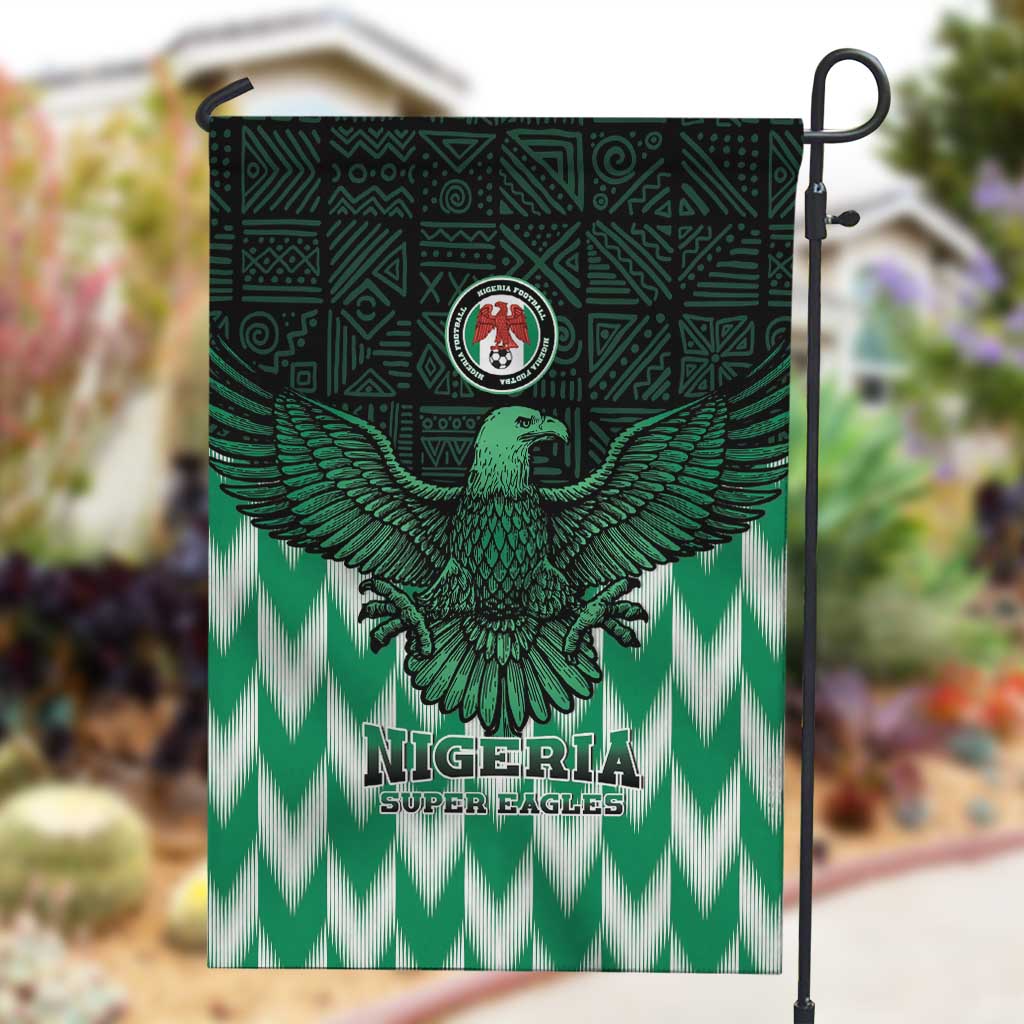Custom Nigeria Football Garden Flag African Pattern LT15