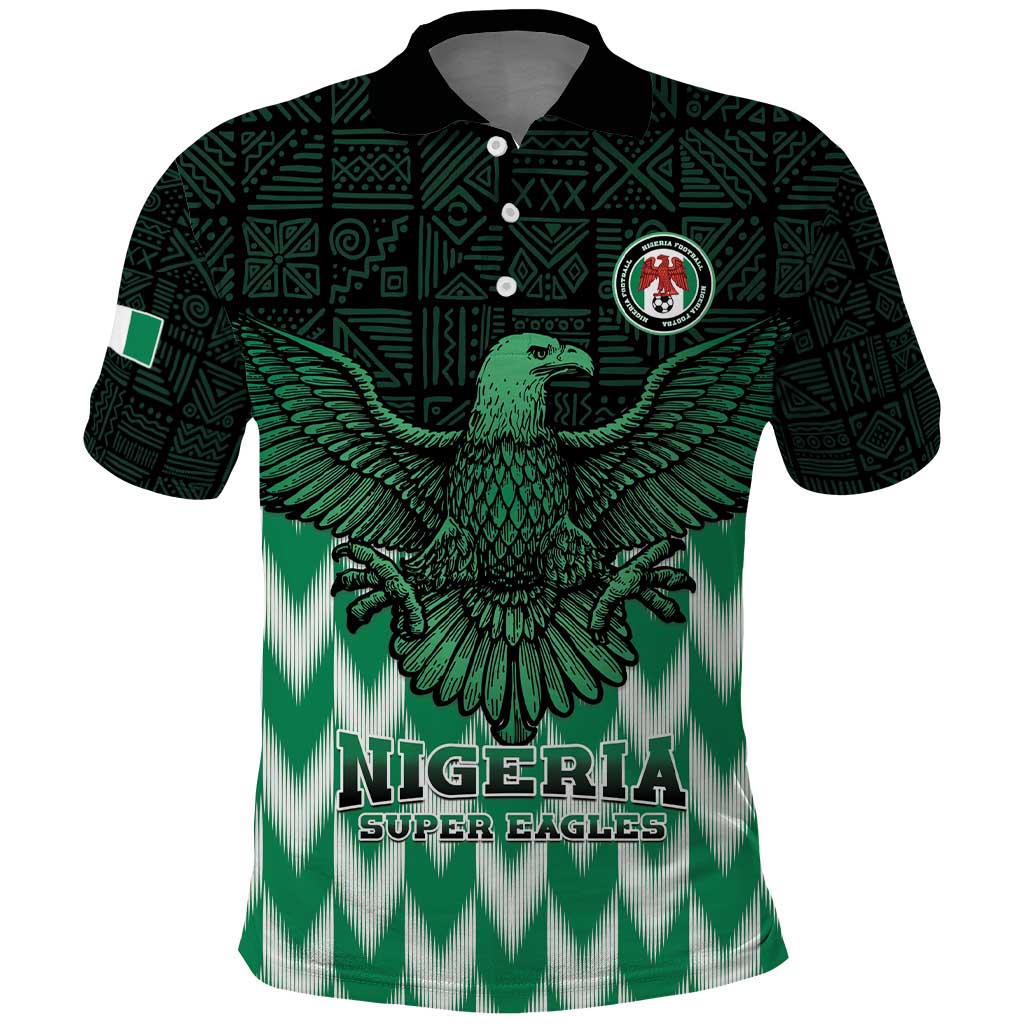 Custom Nigeria Football Polo Shirt Go Super Eagles Sporty Style LT15