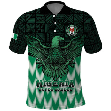 Custom Nigeria Football Polo Shirt Go Super Eagles Sporty Style LT15