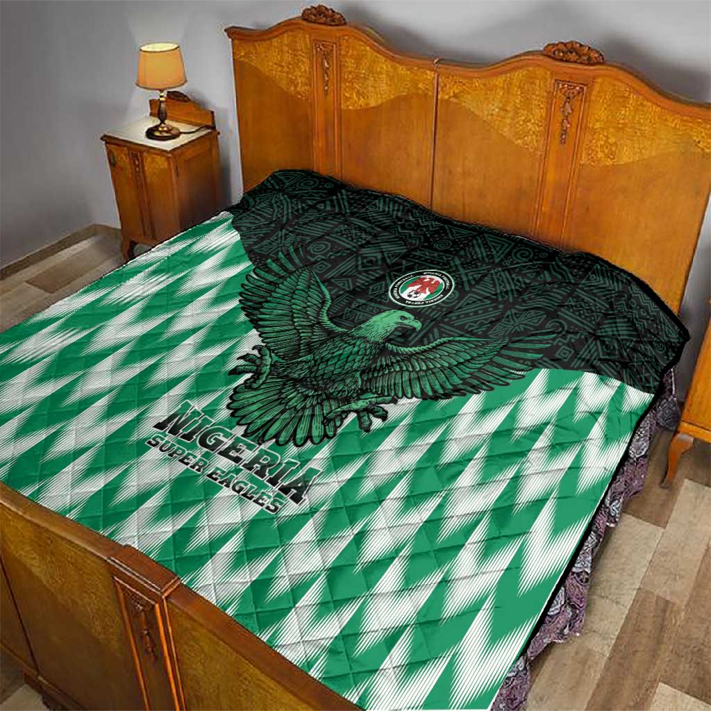 Custom Nigeria Football Quilt African Pattern LT15