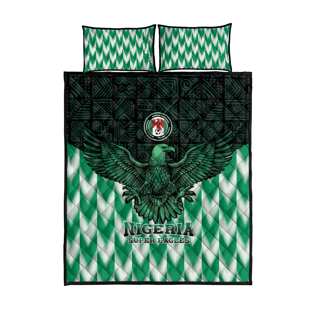 Custom Nigeria Football Quilt Bed Set African Pattern LT15