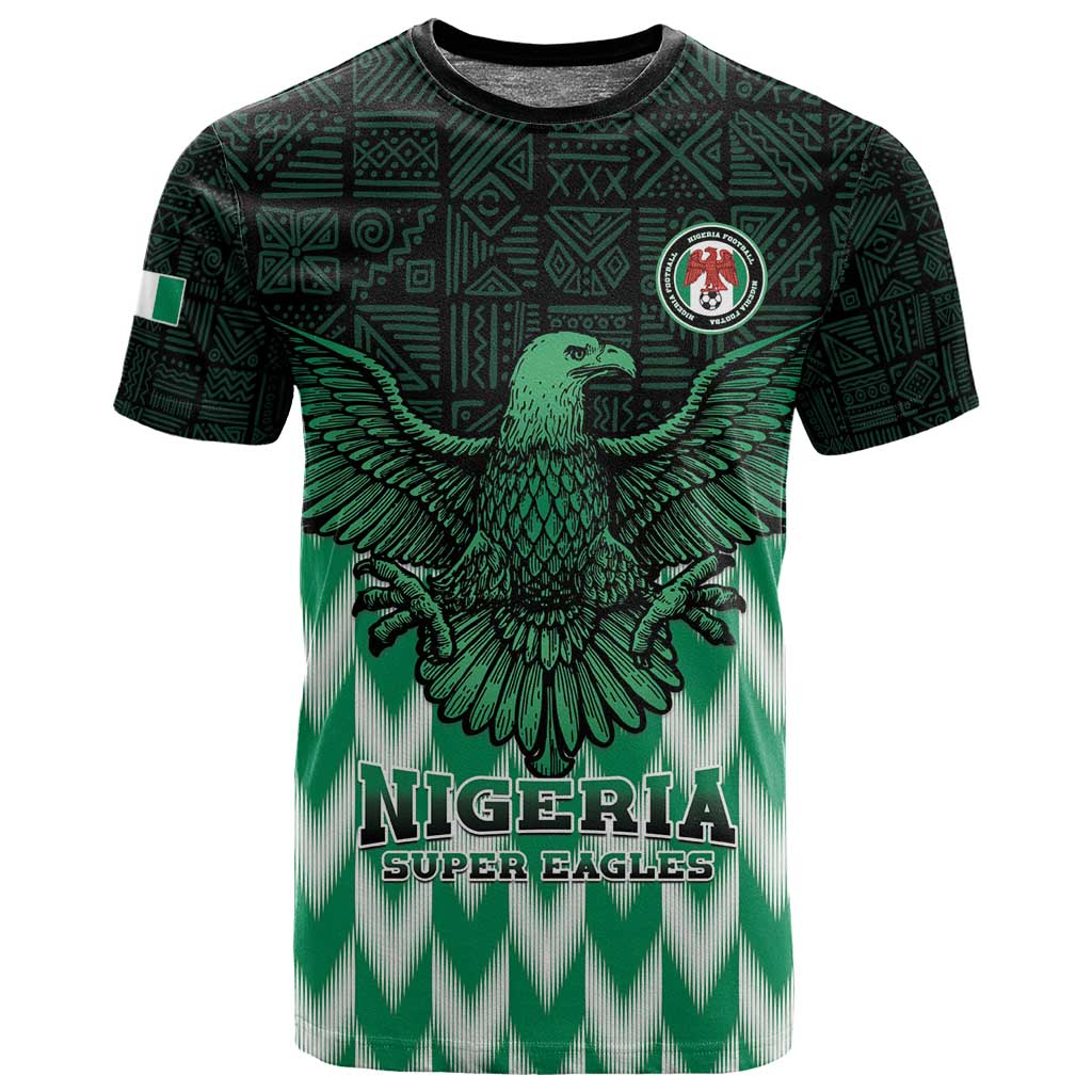 Custom Nigeria Football T shirt African Pattern LT15