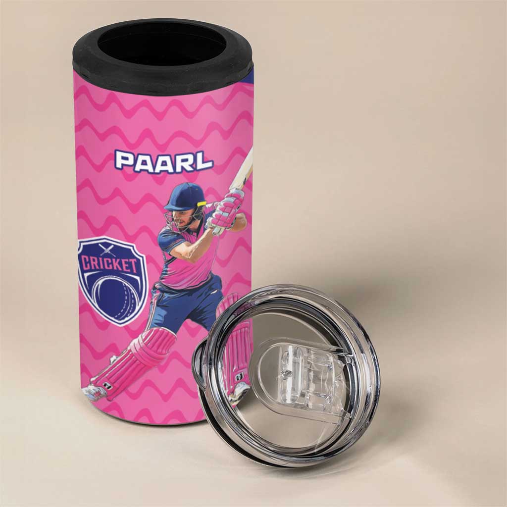 Custom Afro South Africa Cricket 4 in 1 Can Cooler Tumbler Go Paarl LT15