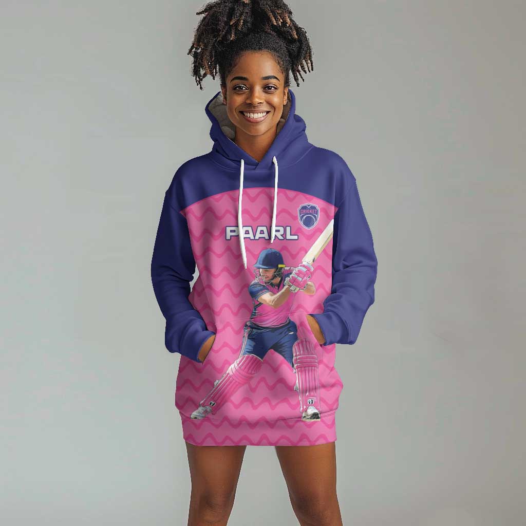 Custom Afro South Africa Cricket Hoodie Dress Go Paarl LT15