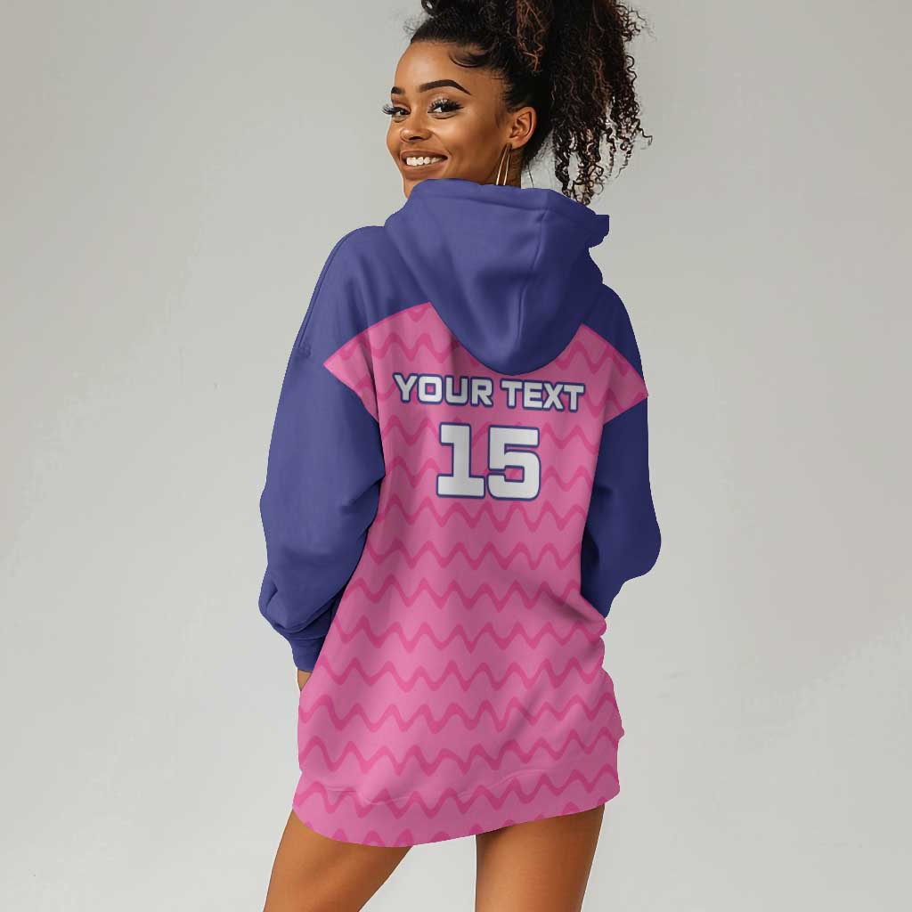 Custom Afro South Africa Cricket Hoodie Dress Go Paarl LT15