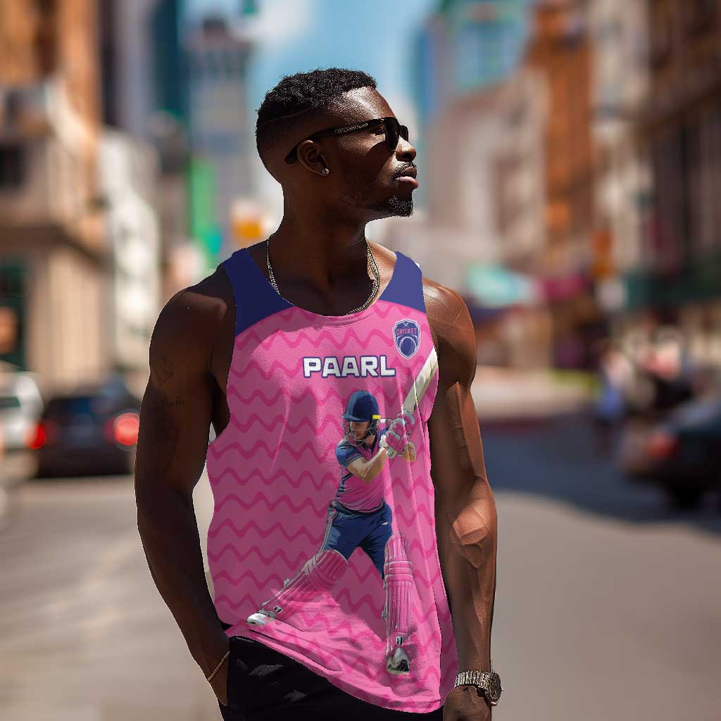 Custom Afro South Africa Cricket Men Tank Top Go Paarl LT15