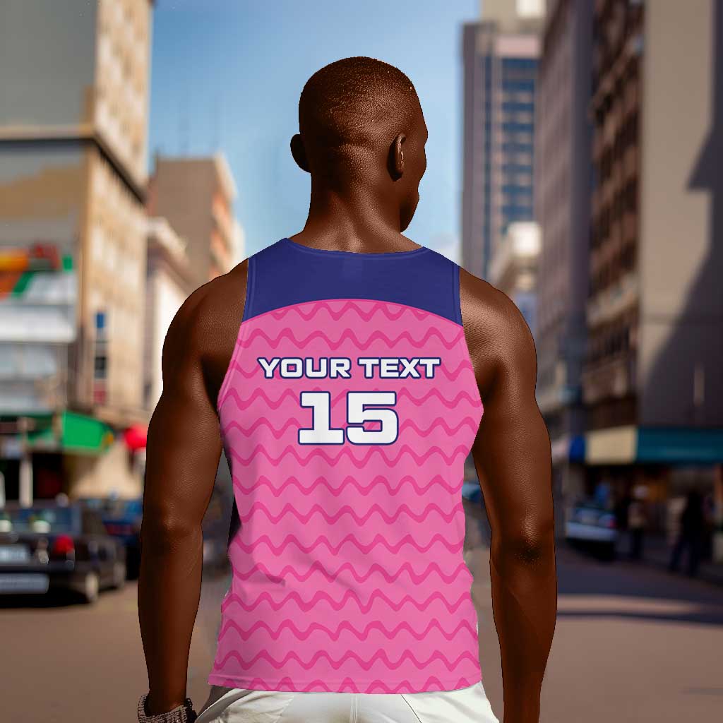 Custom Afro South Africa Cricket Men Tank Top Go Paarl LT15