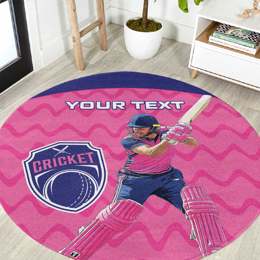 Custom Afro South Africa Cricket Round Carpet Go Paarl LT15