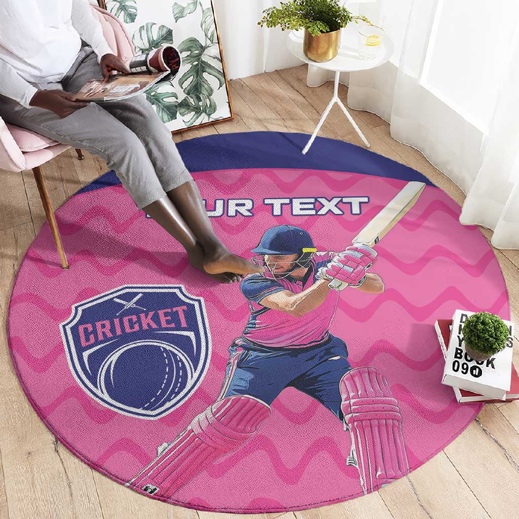 Custom Afro South Africa Cricket Round Carpet Go Paarl LT15
