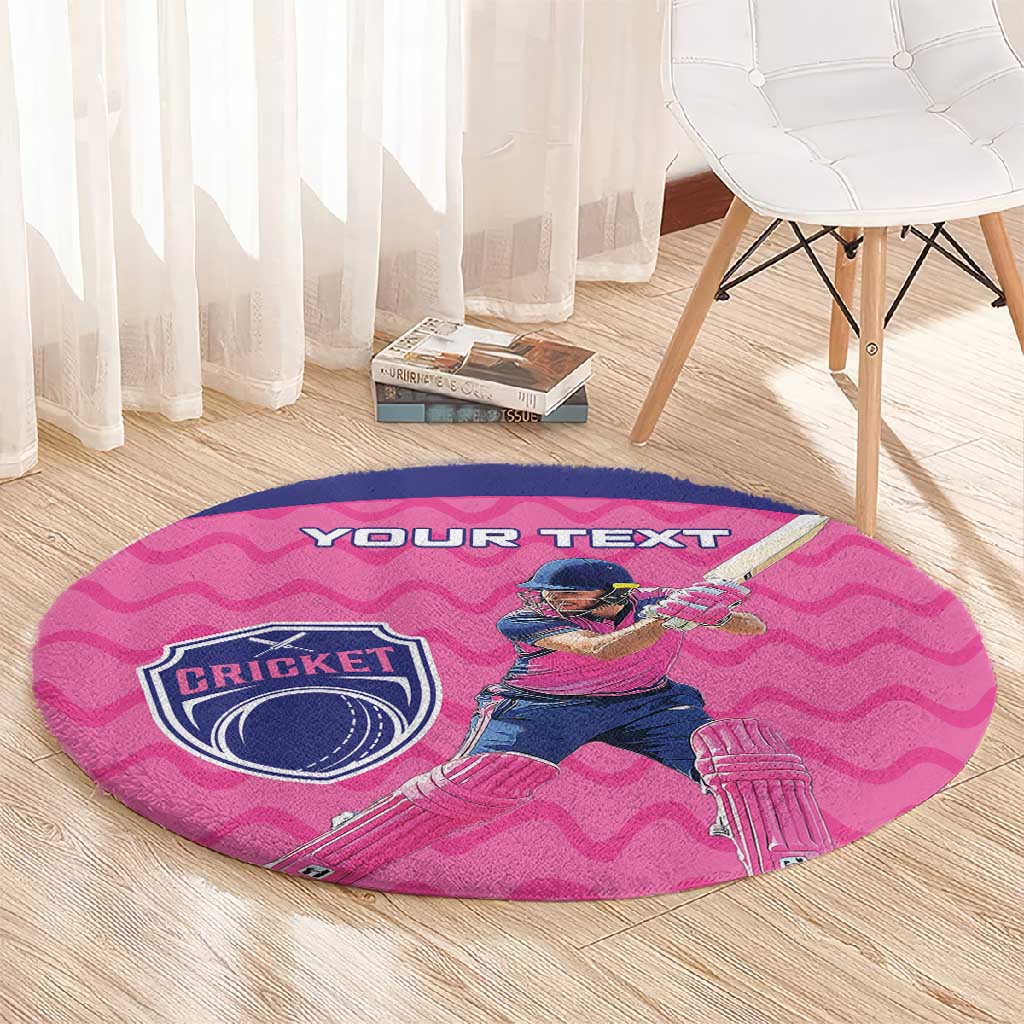 Custom Afro South Africa Cricket Round Carpet Go Paarl LT15