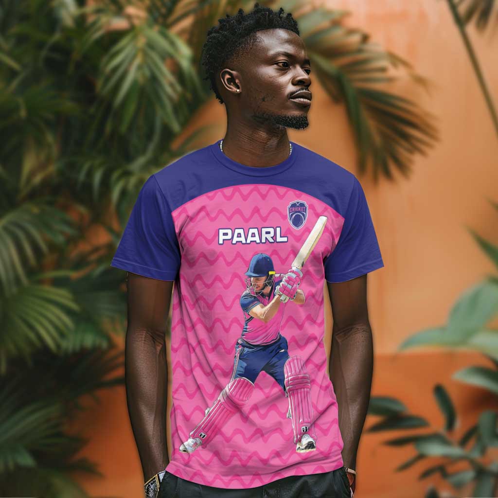 Custom Afro South Africa Cricket T shirt Go Paarl LT15