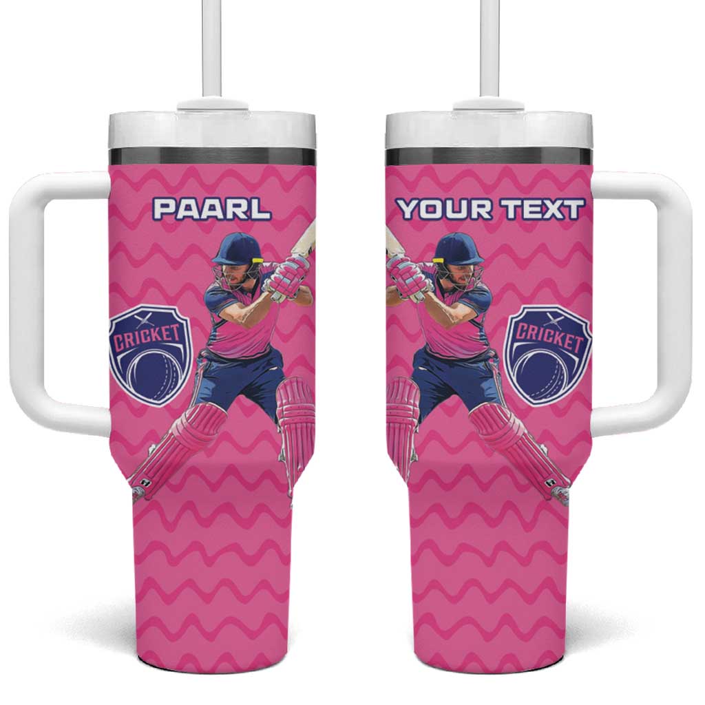 Custom Afro South Africa Cricket Tumbler With Handle Go Paarl LT15