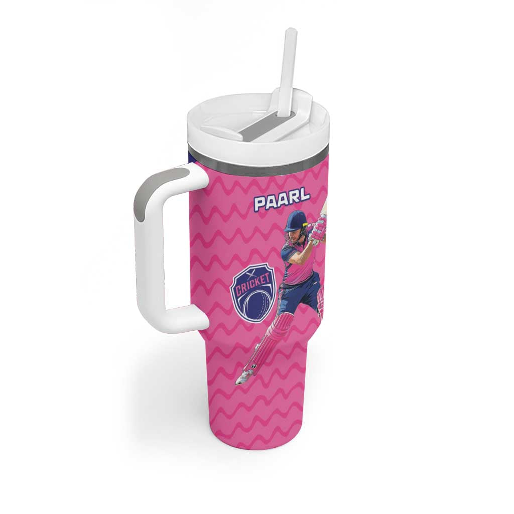 Custom Afro South Africa Cricket Tumbler With Handle Go Paarl LT15