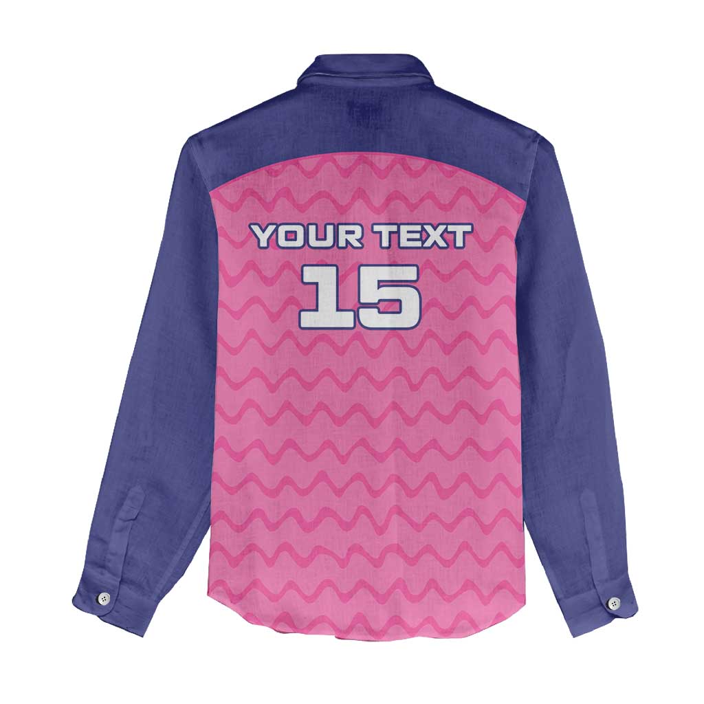 Custom Afro South Africa Cricket Women Casual Shirt Go Paarl LT15