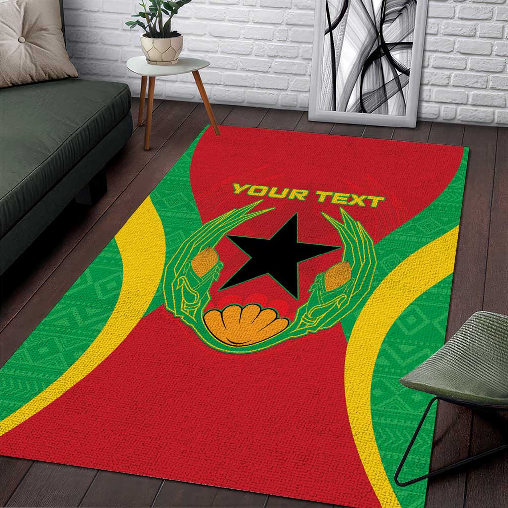 Personalised Afro Cape Verde (1975-1992) Area Rug Mix African Pattern LT15