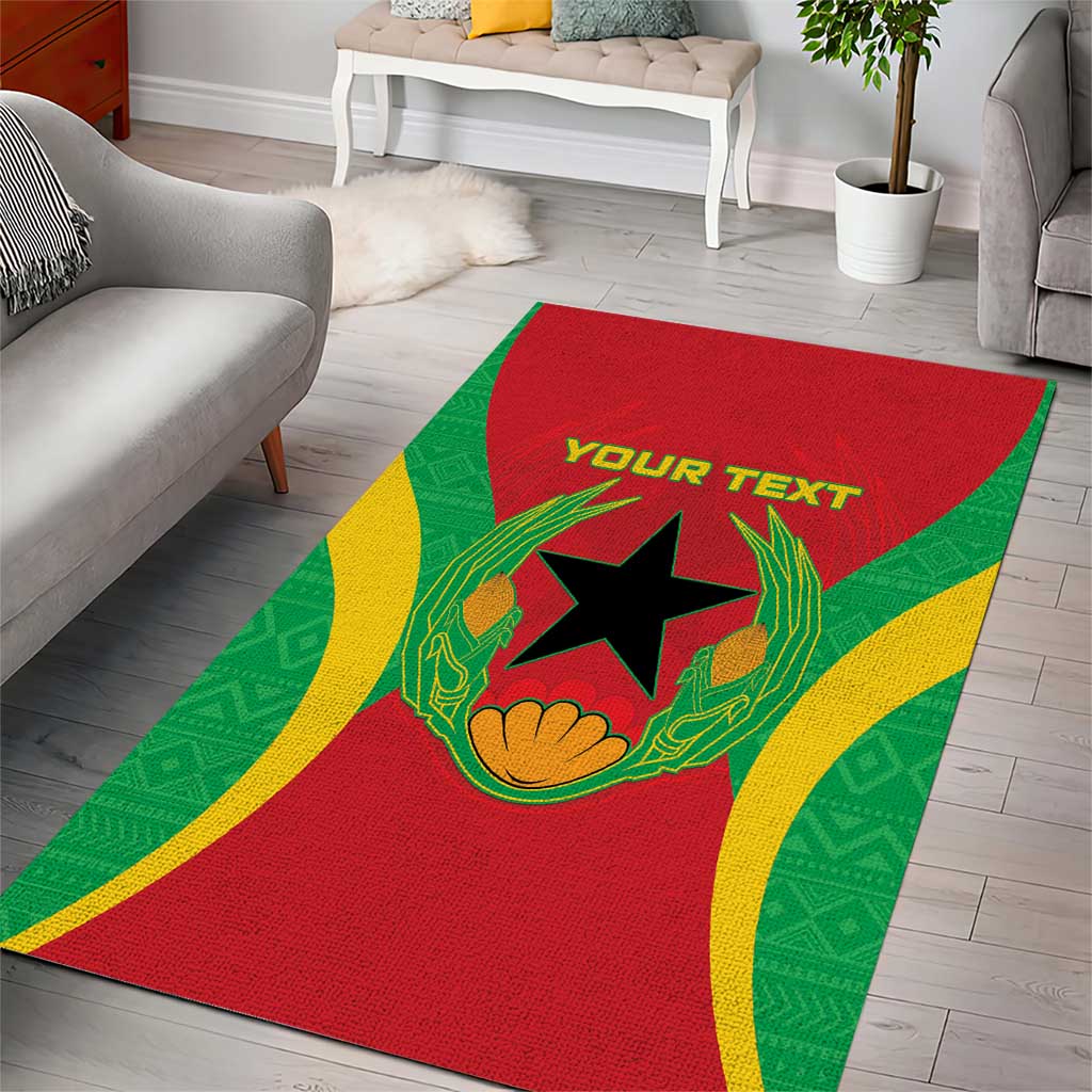 Personalised Afro Cape Verde (1975-1992) Area Rug Mix African Pattern LT15