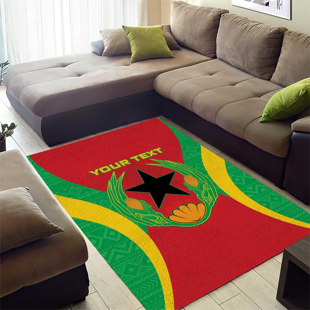 Personalised Afro Cape Verde (1975-1992) Area Rug Mix African Pattern LT15