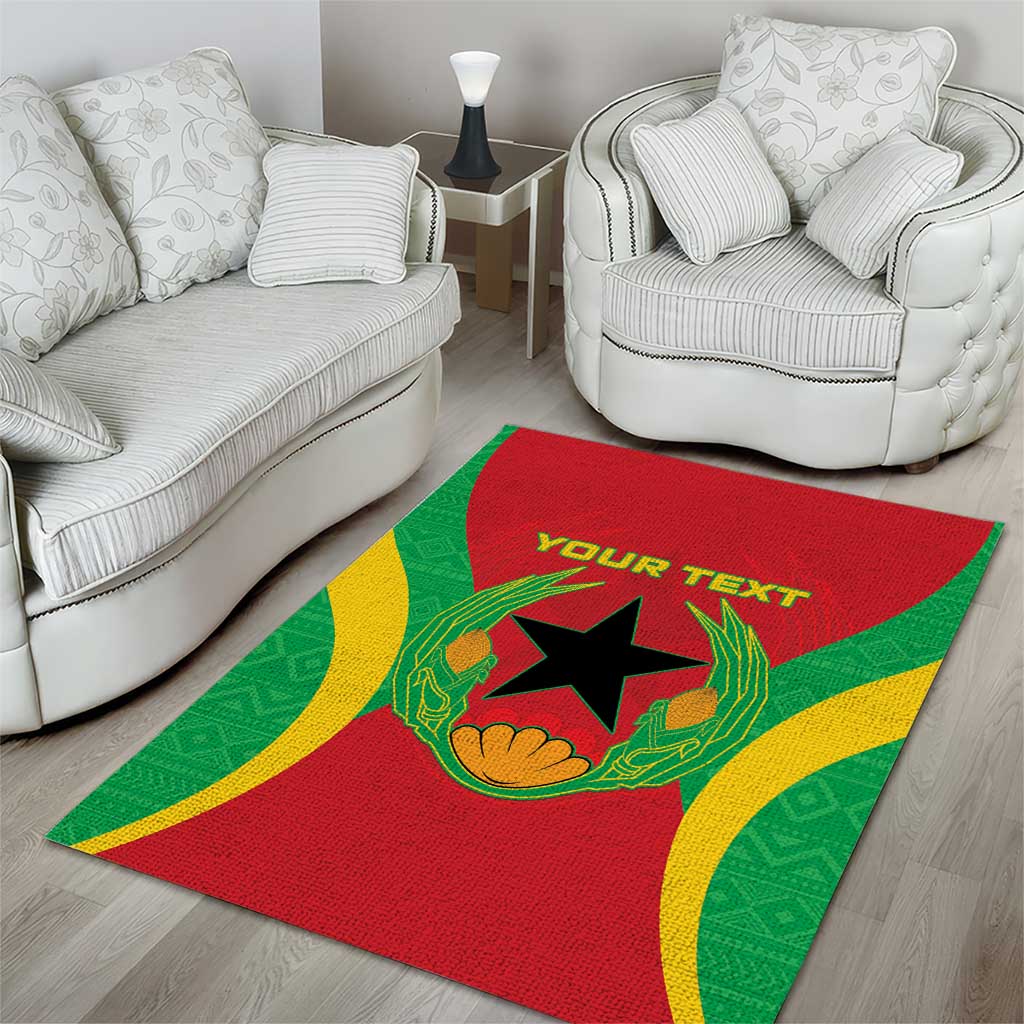 Personalised Afro Cape Verde (1975-1992) Area Rug Mix African Pattern LT15