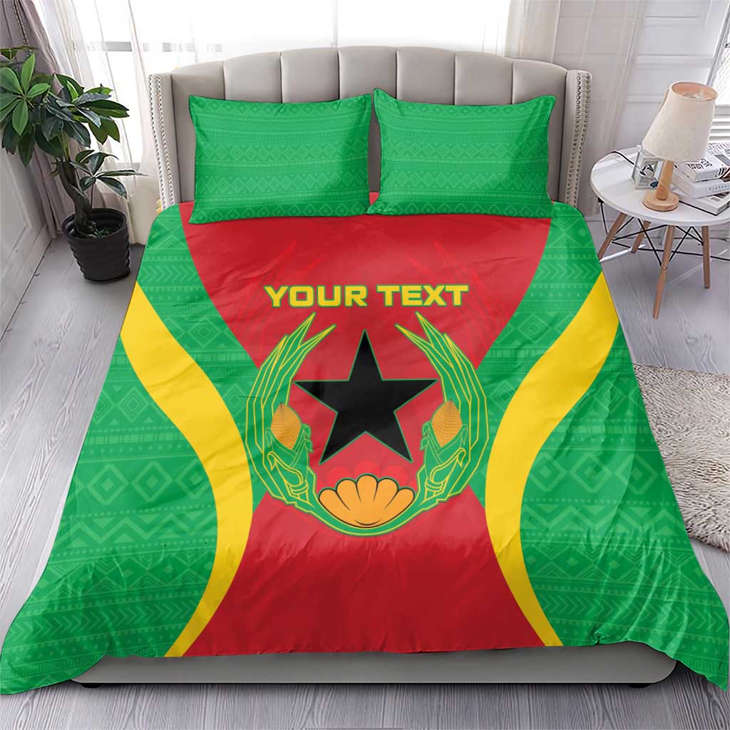 Personalised Afro Cape Verde (1975-1992) Bedding Set Mix African Pattern LT15