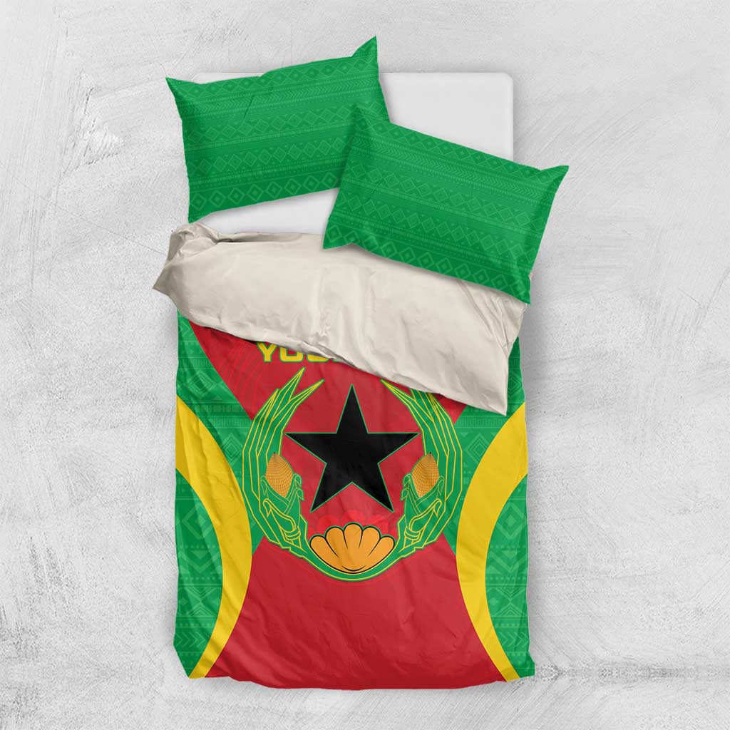 Personalised Afro Cape Verde (1975-1992) Bedding Set Mix African Pattern LT15