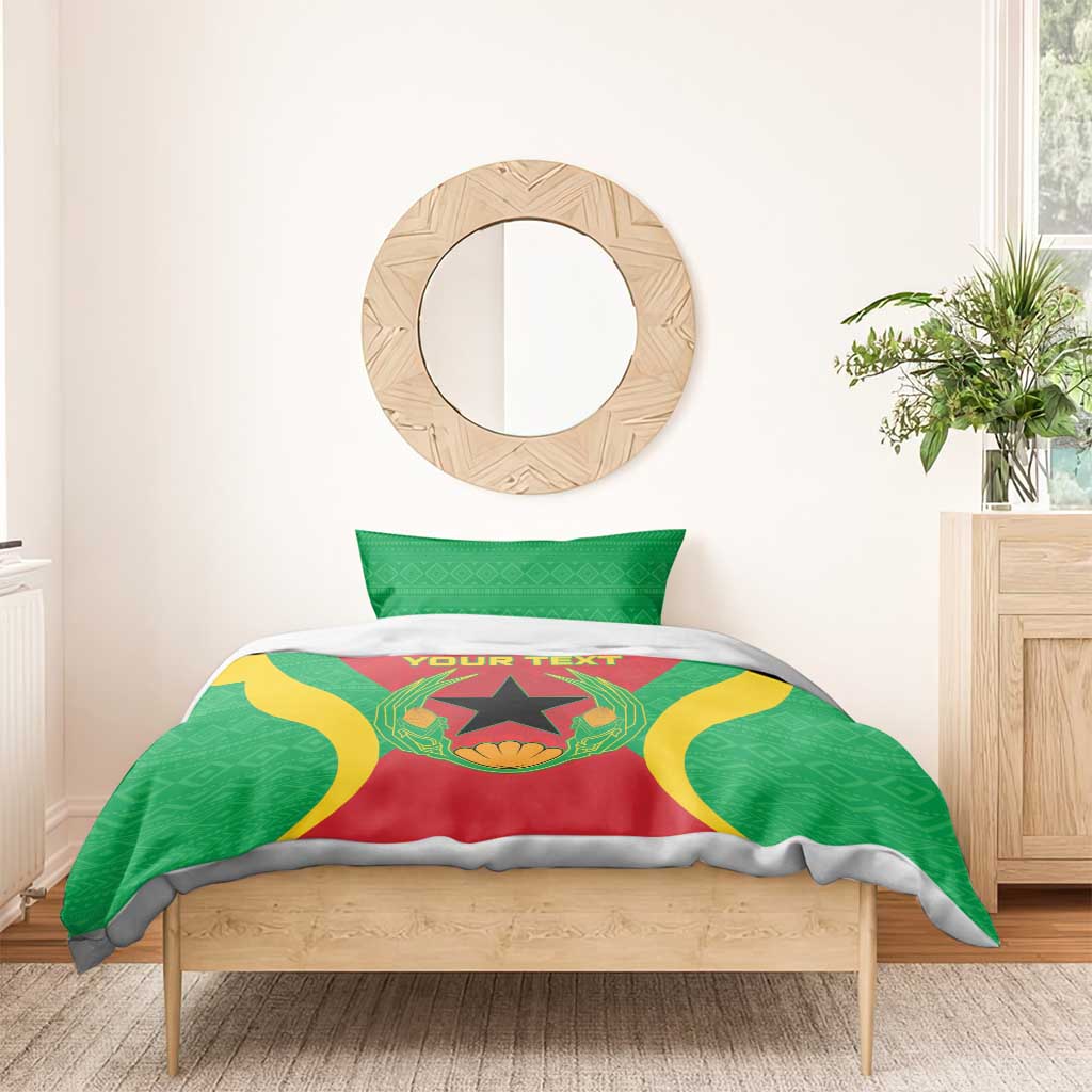 Personalised Afro Cape Verde (1975-1992) Bedding Set Mix African Pattern LT15