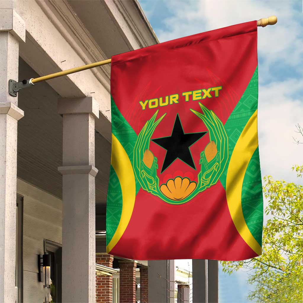 Personalised Afro Cape Verde (1975-1992) Garden Flag Mix African Pattern LT15