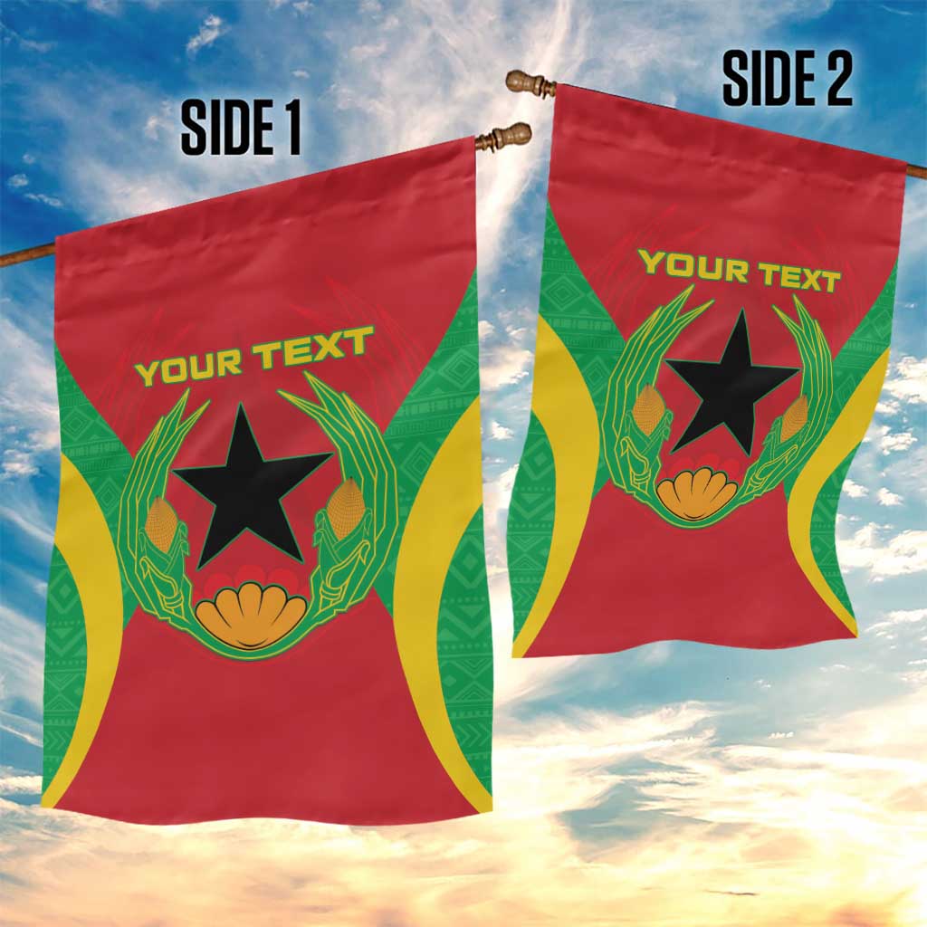 Personalised Afro Cape Verde (1975-1992) Garden Flag Mix African Pattern LT15