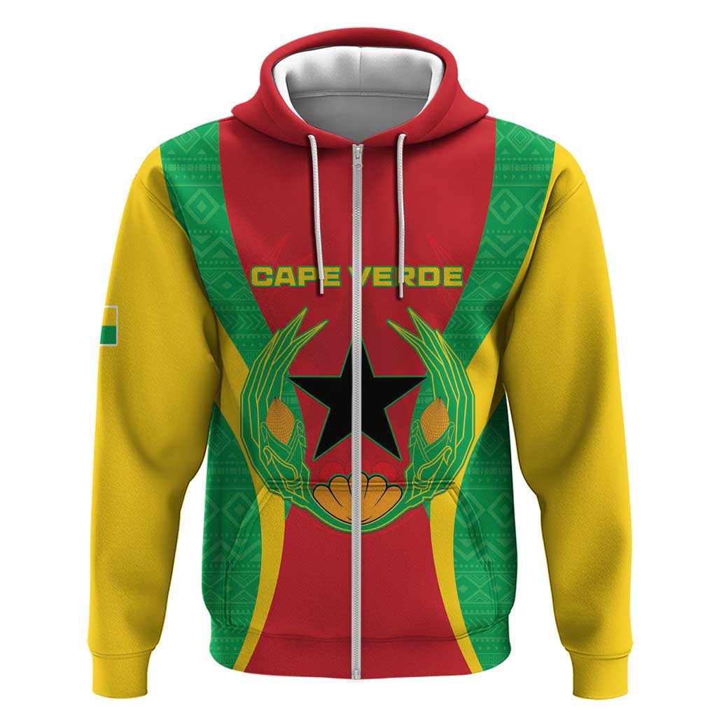 Personalised Cape Verde Hoodie National Flag Of Cape Verde 1975-1992 LT15