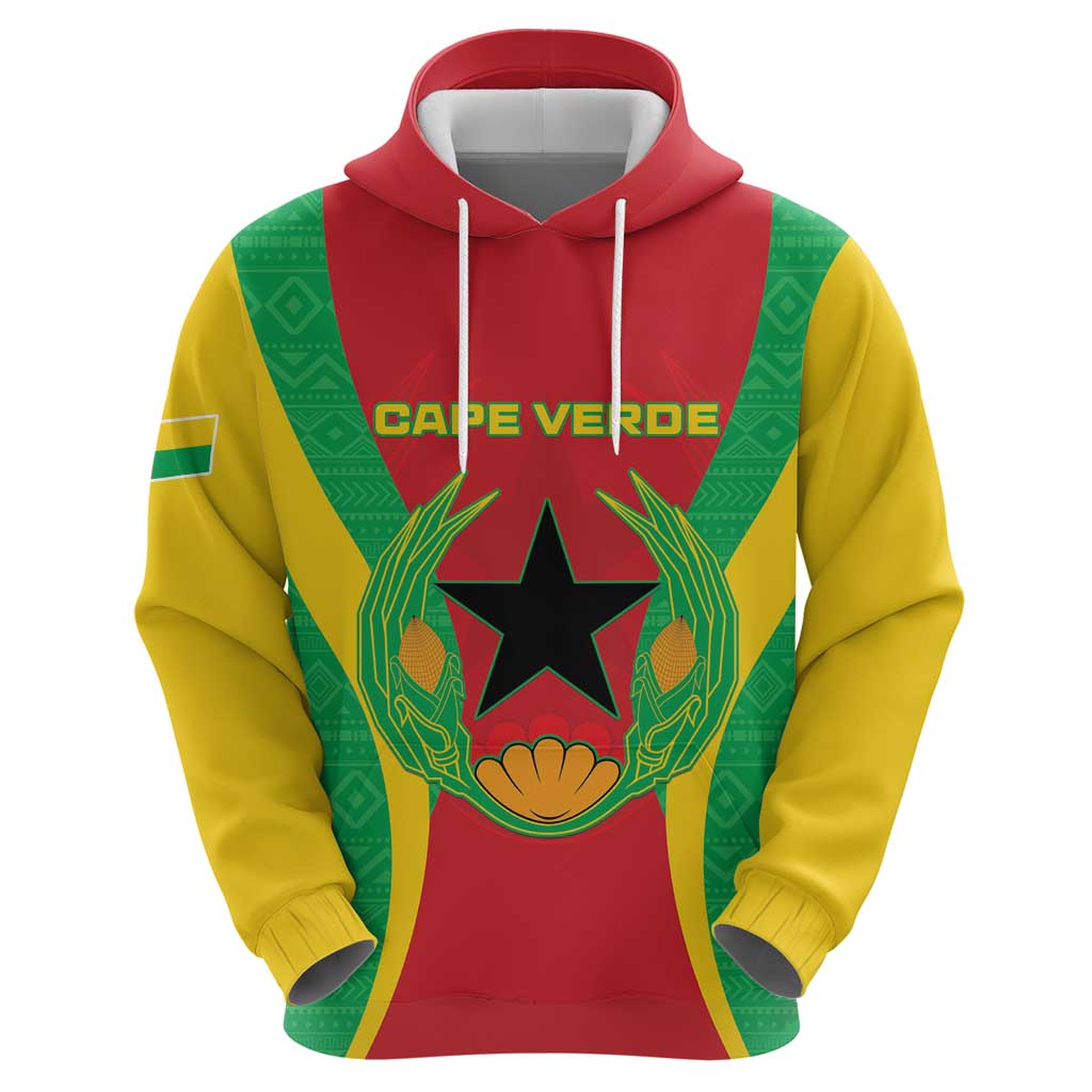 Personalised Cape Verde Hoodie National Flag Of Cape Verde 1975-1992 LT15