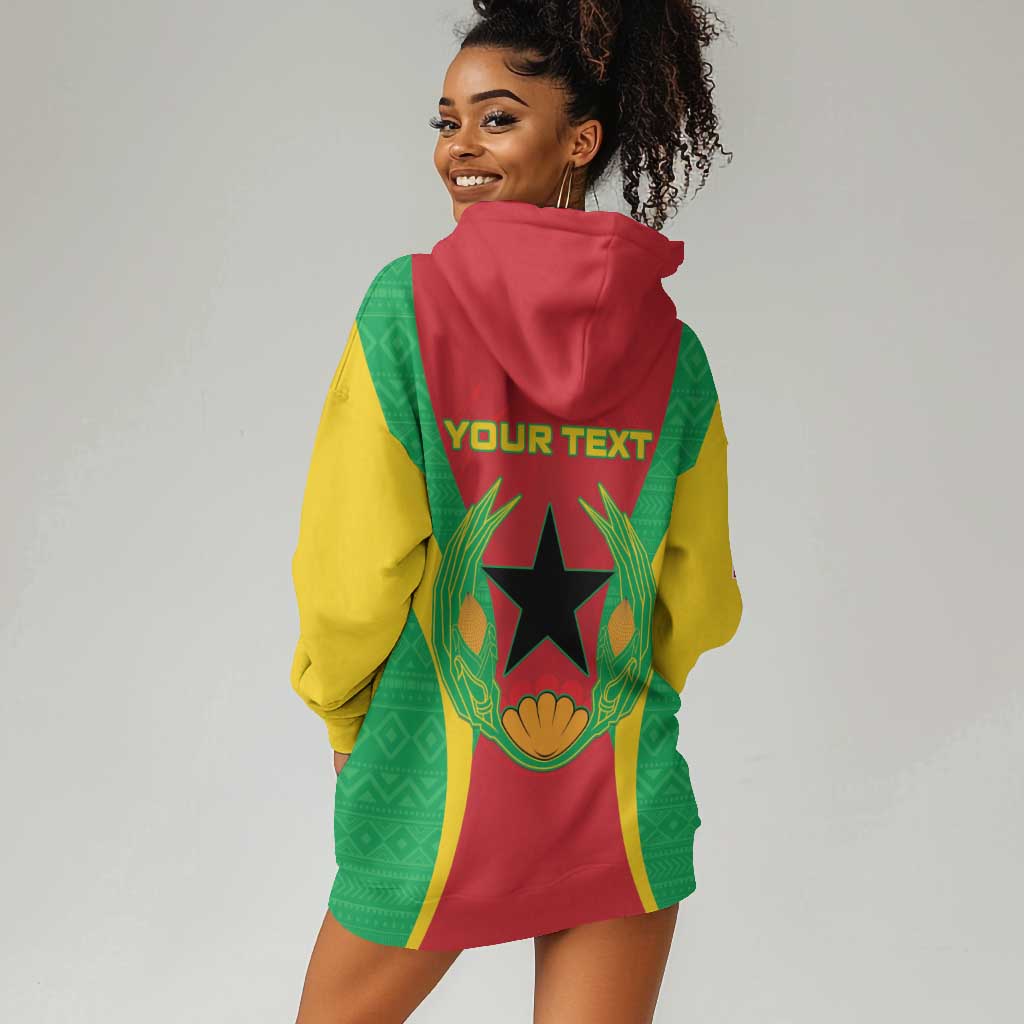 Personalised Afro Cape Verde (1975-1992) Hoodie Dress Mix African Pattern LT15