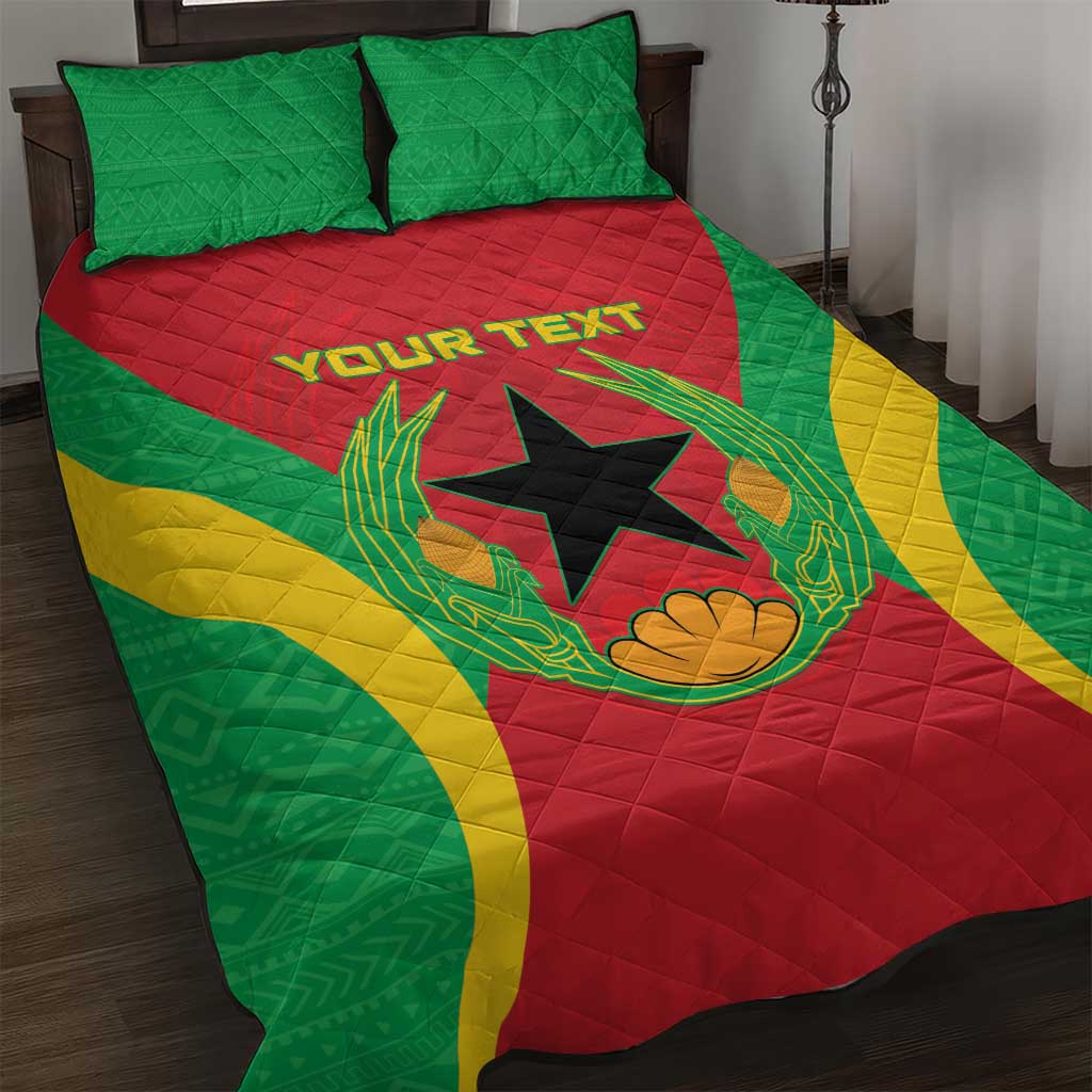 Personalised Afro Cape Verde (1975-1992) Quilt Bed Set Mix African Pattern LT15