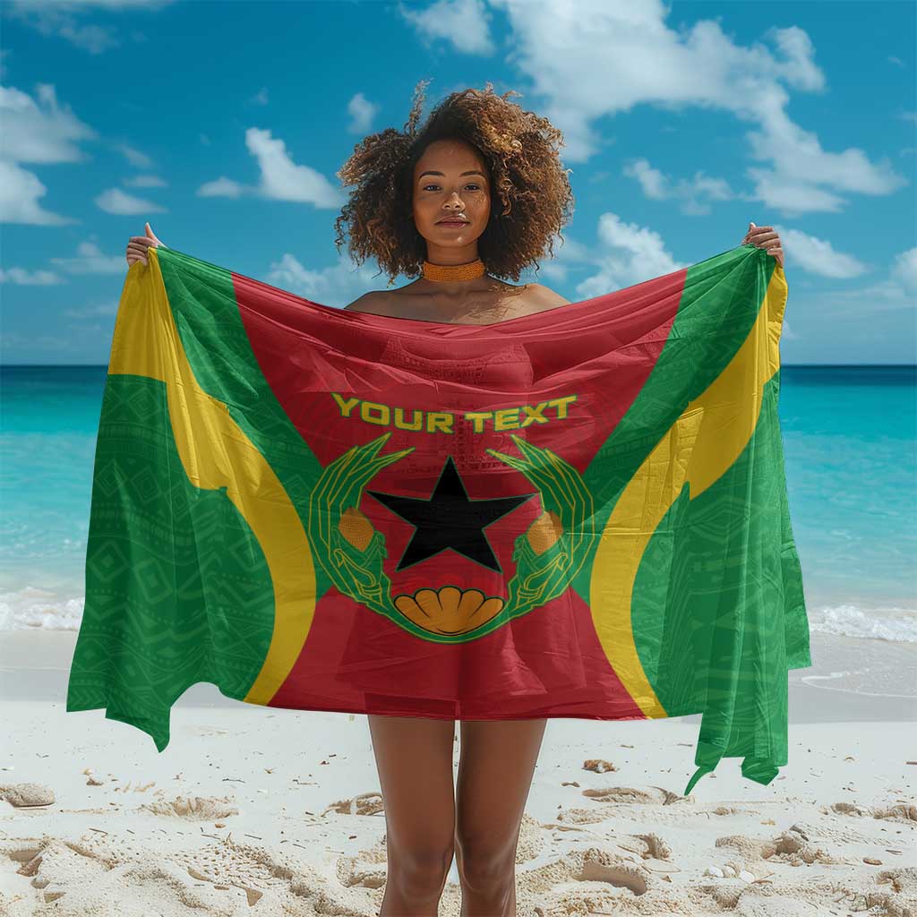 Personalised Afro Cape Verde (1975-1992) Sarong Mix African Pattern LT15
