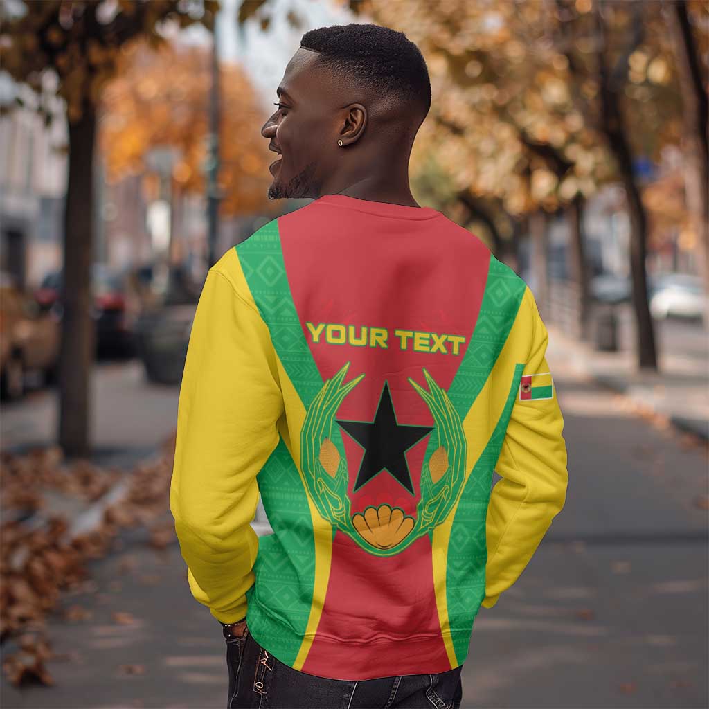 Personalised Afro Cape Verde (1975-1992) Sweatshirt Mix African Pattern LT15